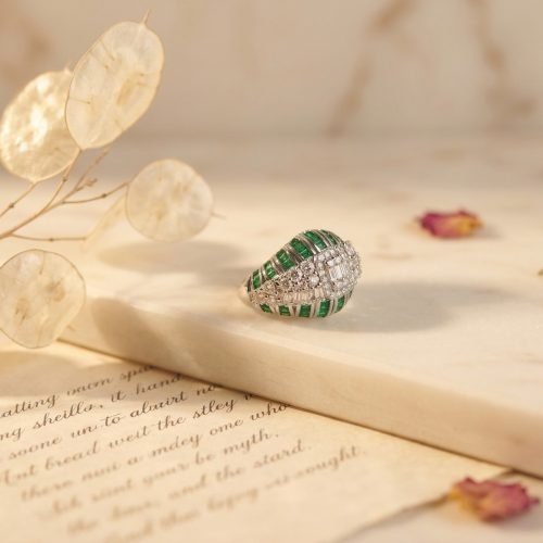 Emerald Royale Diamond Ring